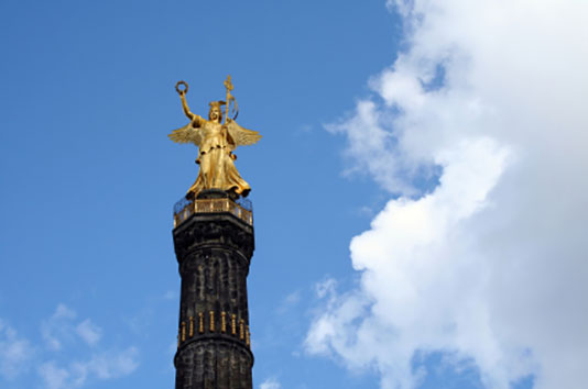 Columna de la Victoria o Siegessäule en Berlín