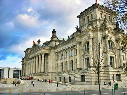 Entrada al Reichstag de Berlín